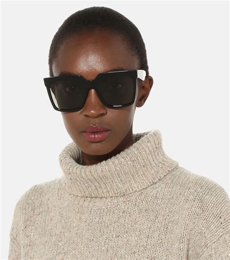 celine women's square sunglasses|authentic celine sunglasses.